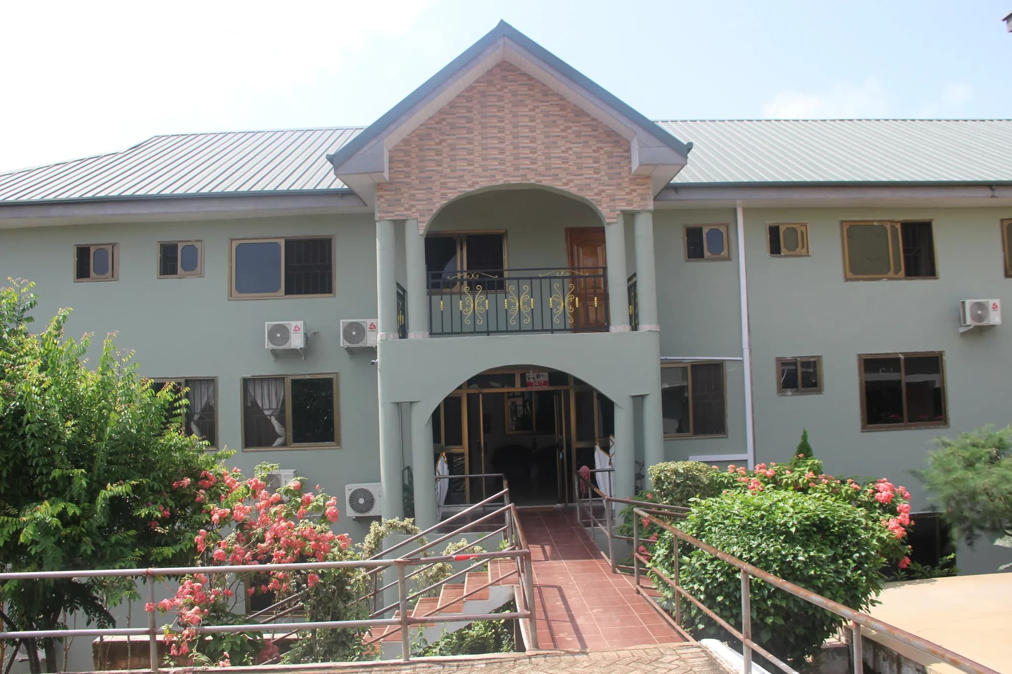 The hotel front view