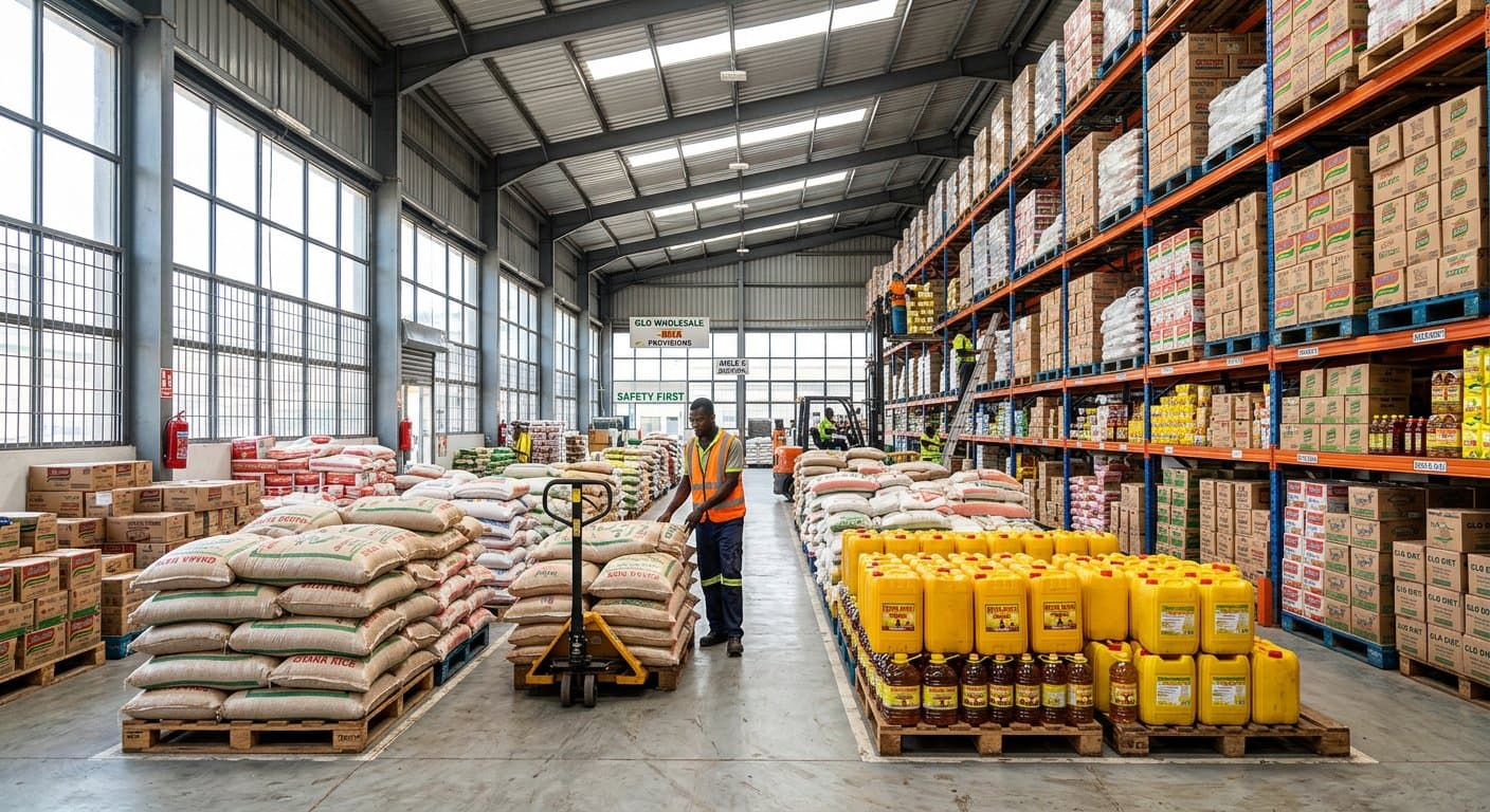 The Raycof wholesale warehouse, ready to ship